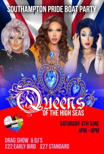 Southampton Pride Boat Party - Queens of the High Seas